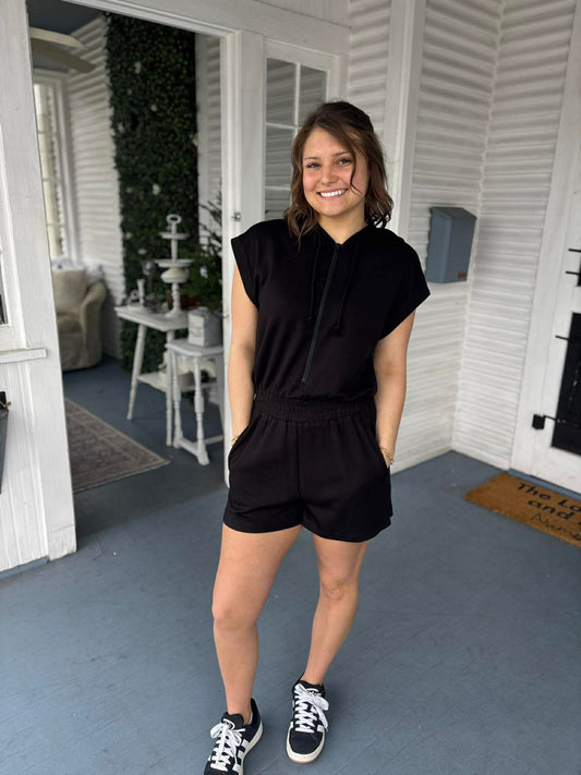 Hooded Scuba Romper