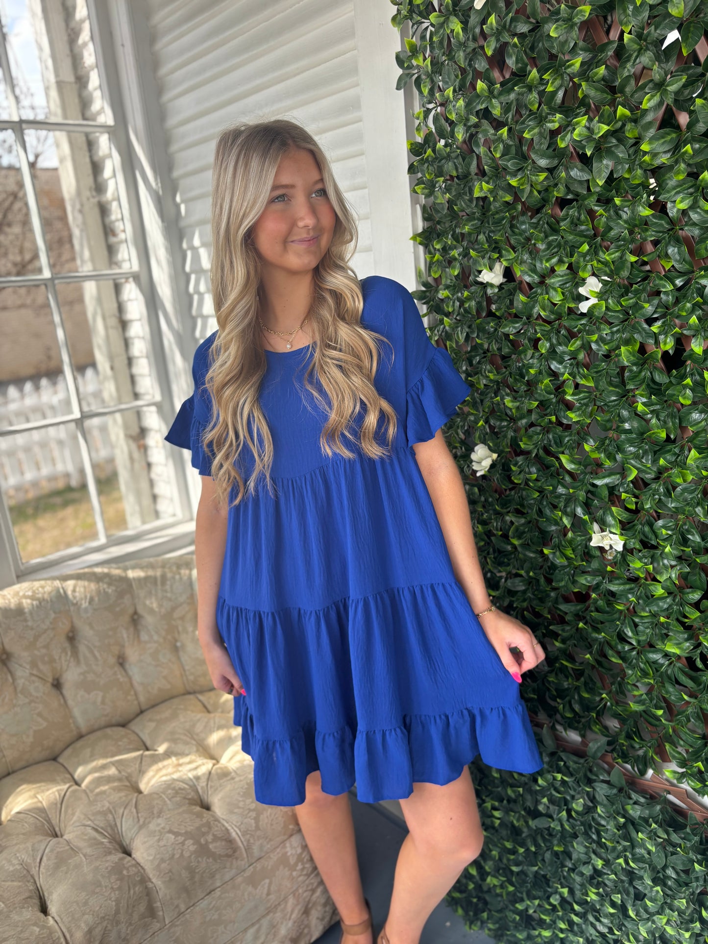 Tiered Ruffle Babydoll Dress
