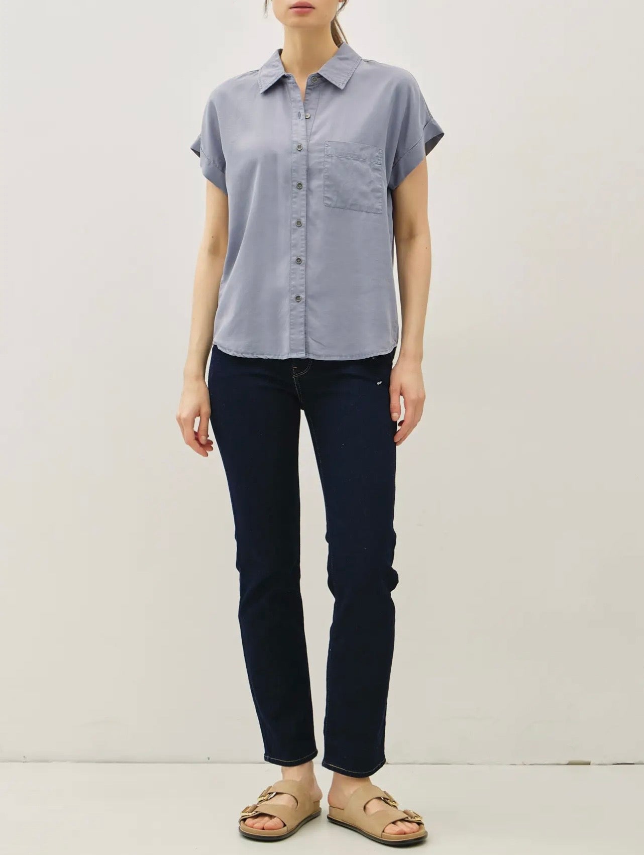 Tencel SS Button Down Shirt