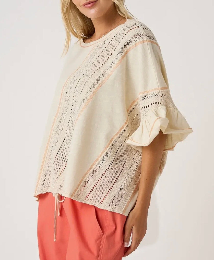 Crochet Seam Detail Top