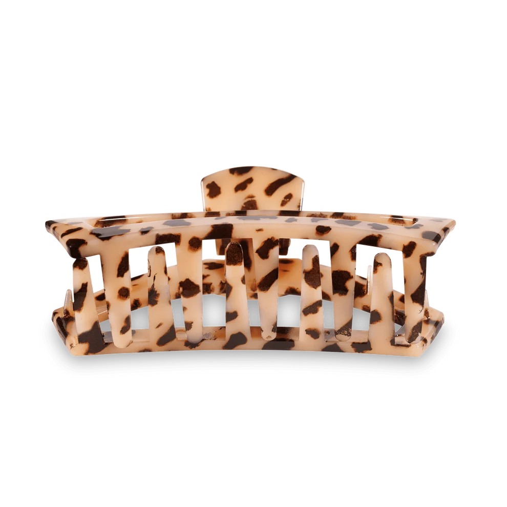 Open Blonde Tortoise Hair Clip