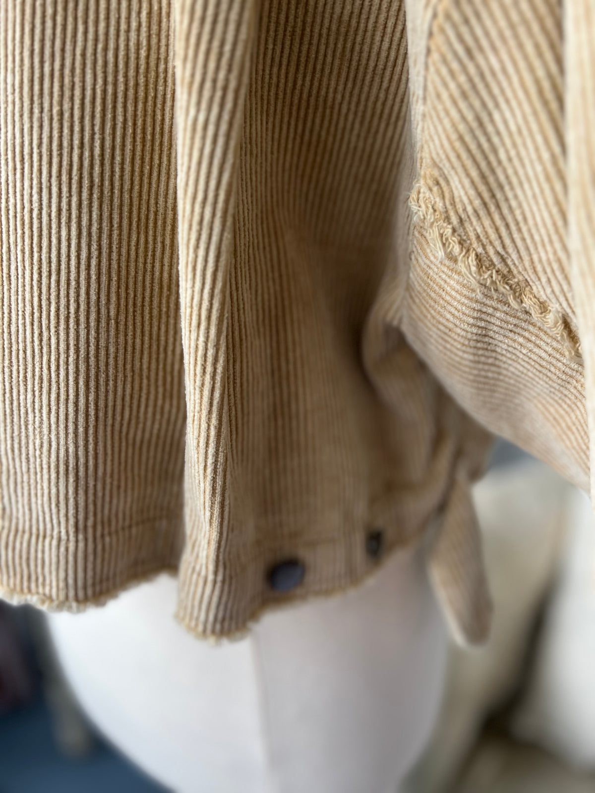 Cropped Corduroy Jacket