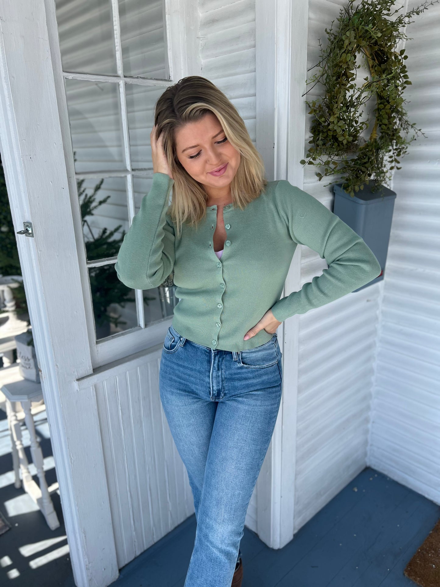 LS Button Cardigan