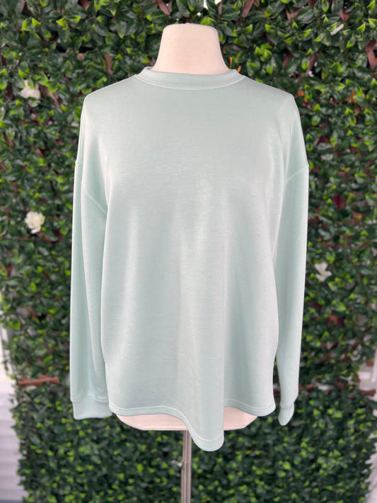 Loose Fit Scuba Crewneck