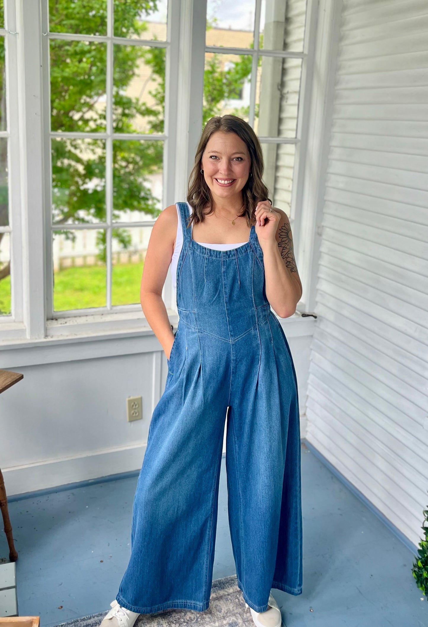 Denim Overalls