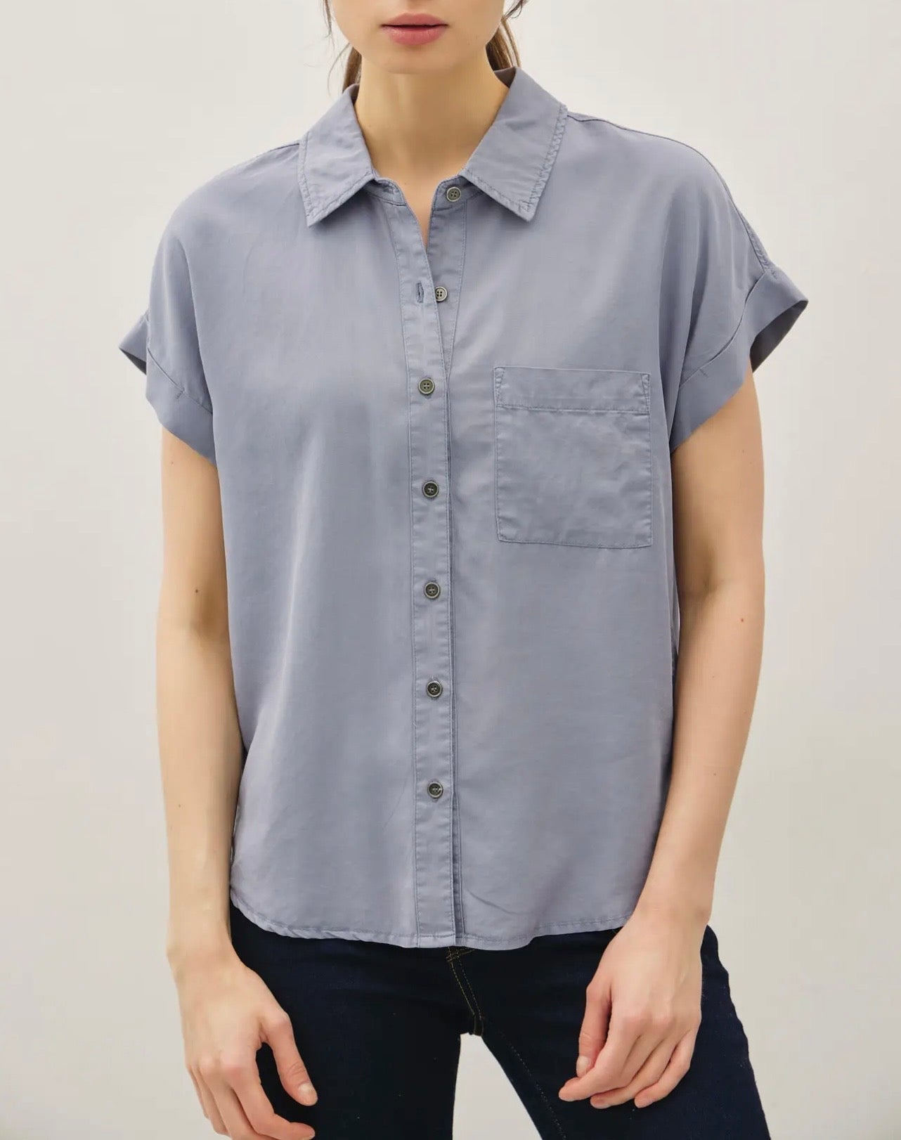 Tencel SS Button Down Shirt