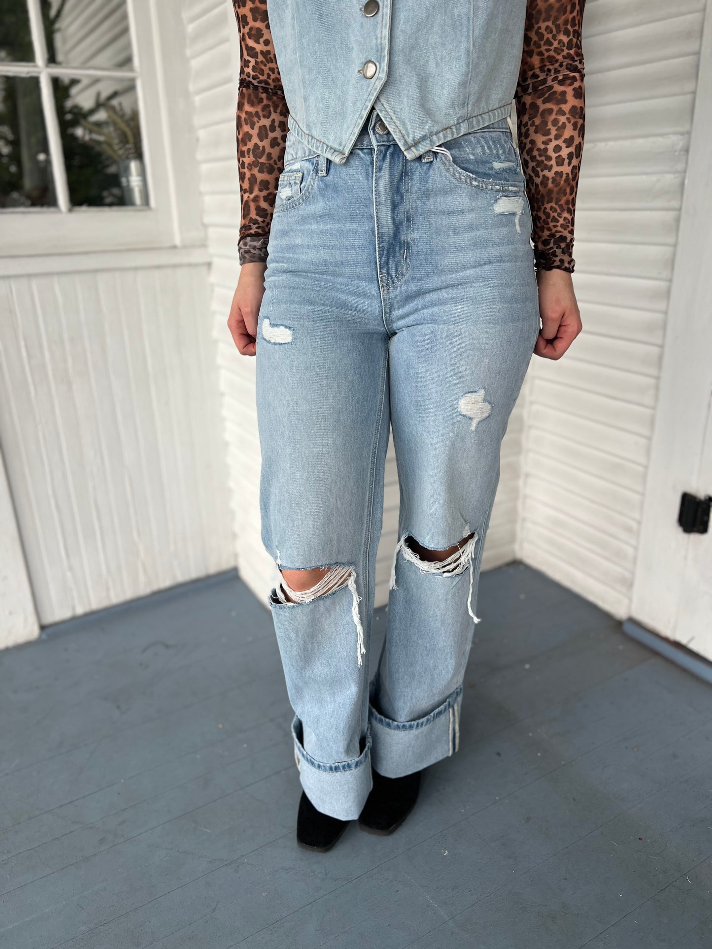 Super High Rise 90s Vintage Flare