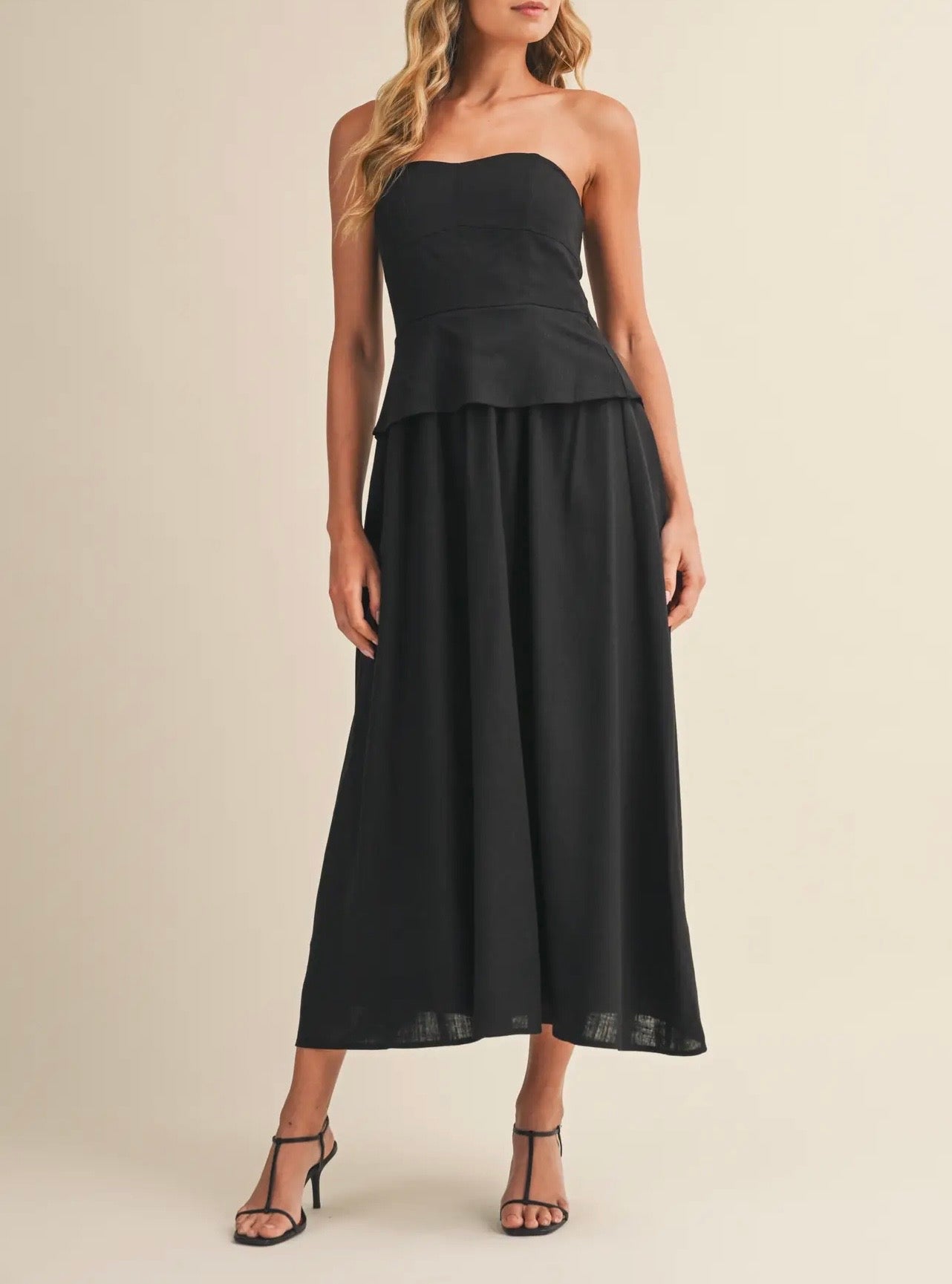 Tube Top Midi Dress