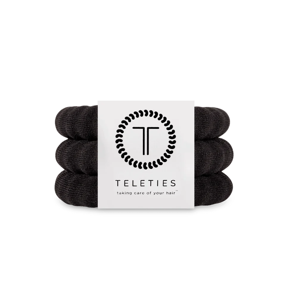 Jet Black Nylon Teleties