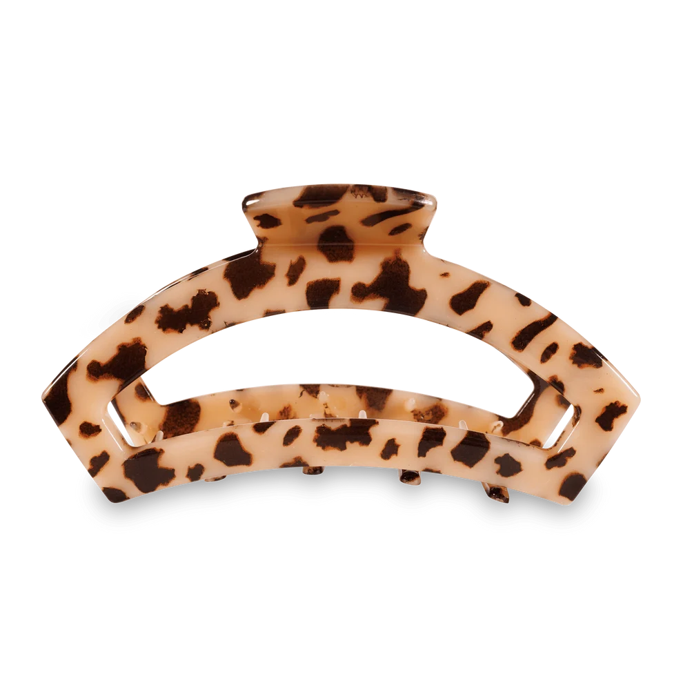Open Blonde Tortoise Hair Clip