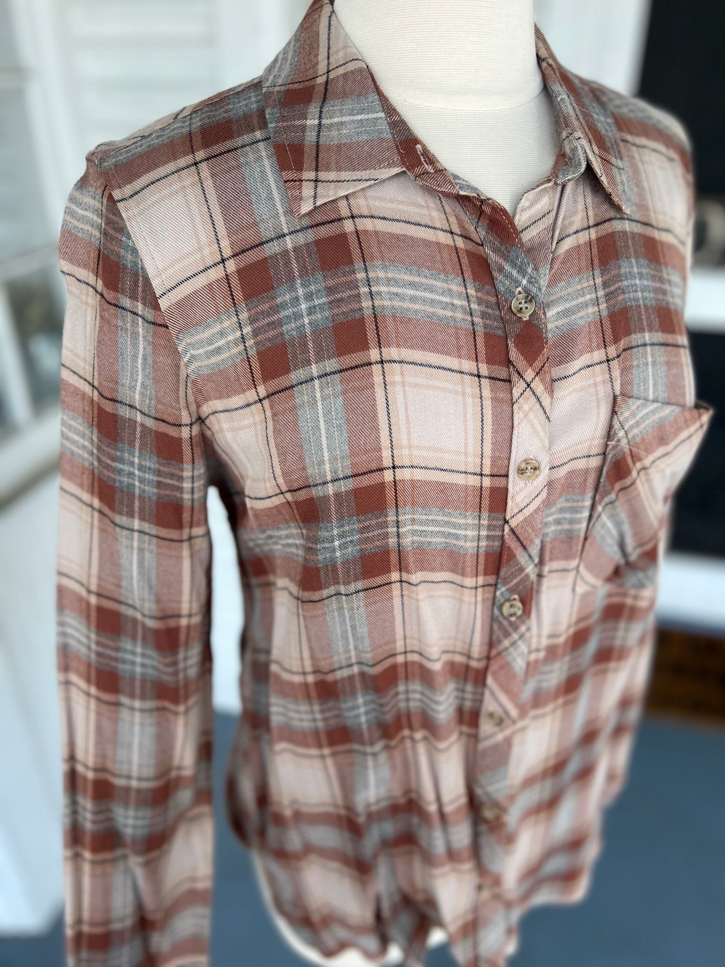 Plaid Flannel Shirt