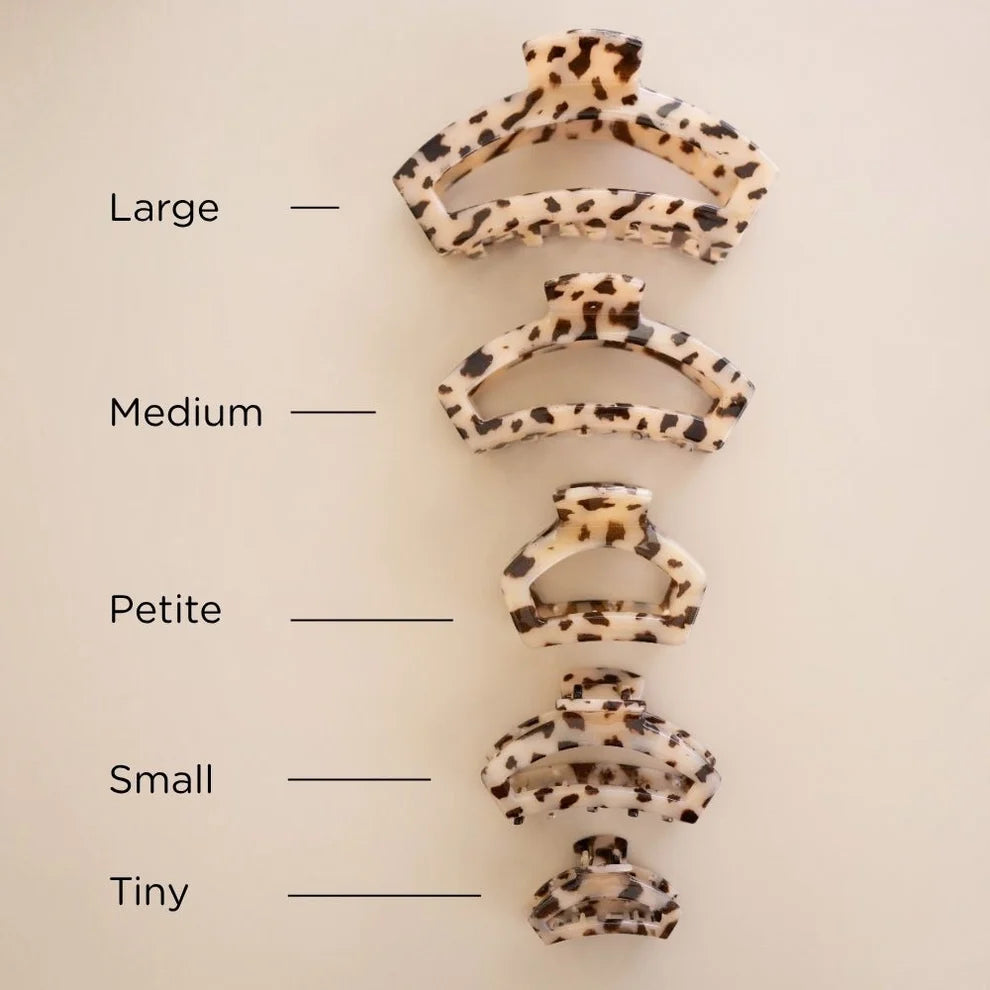 Open Blonde Tortoise Hair Clip