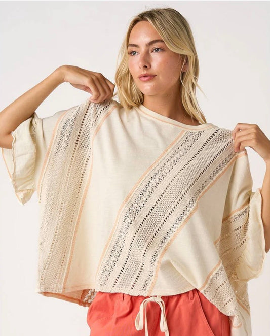 Crochet Seam Detail Top