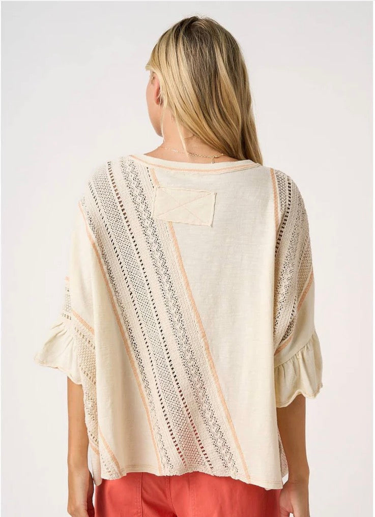 Crochet Seam Detail Top