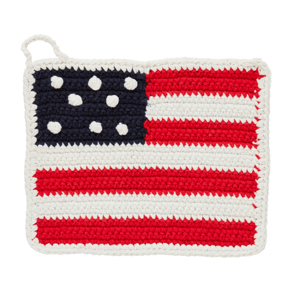 Americana Crochet Pot Holder