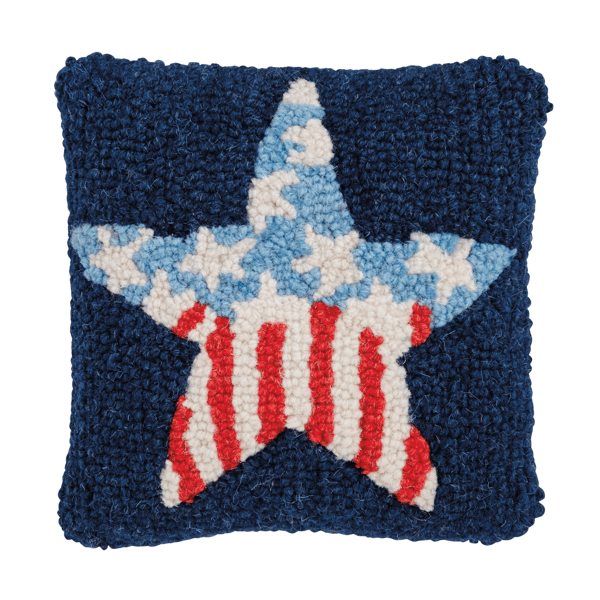 Star Hook Wool Mini Pillow