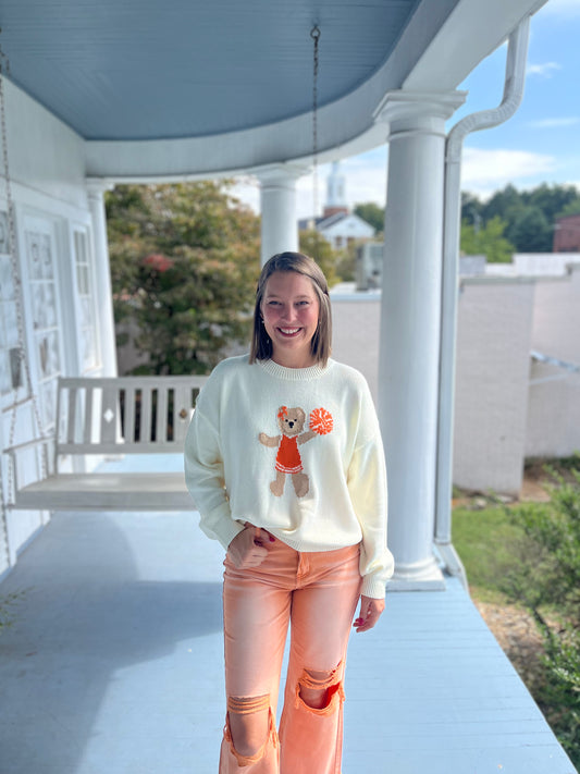 Cheerleader Teddy Bear Sweater