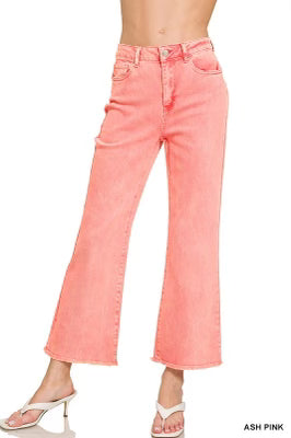 Colored Denim Jeans - Cropped
