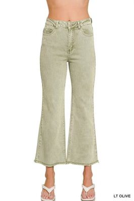 Colored Denim Jeans - Cropped