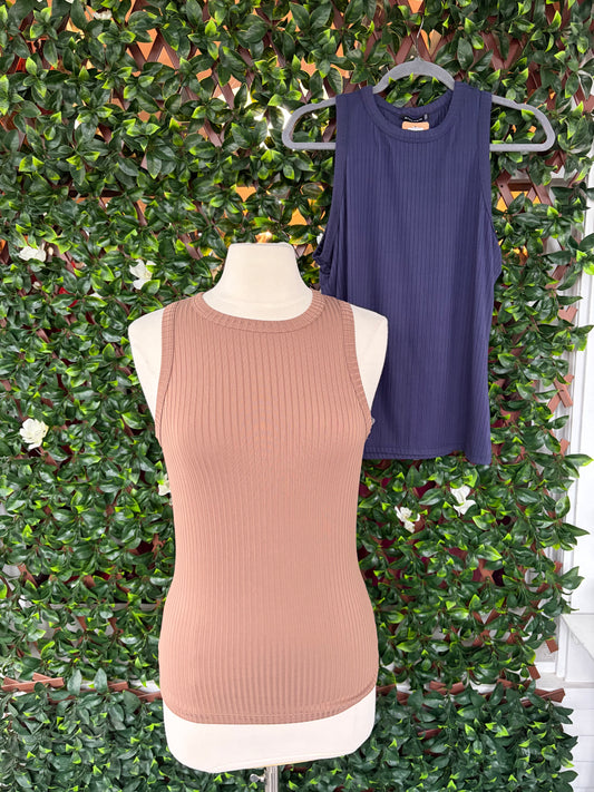 Stretch Ribbed Tank