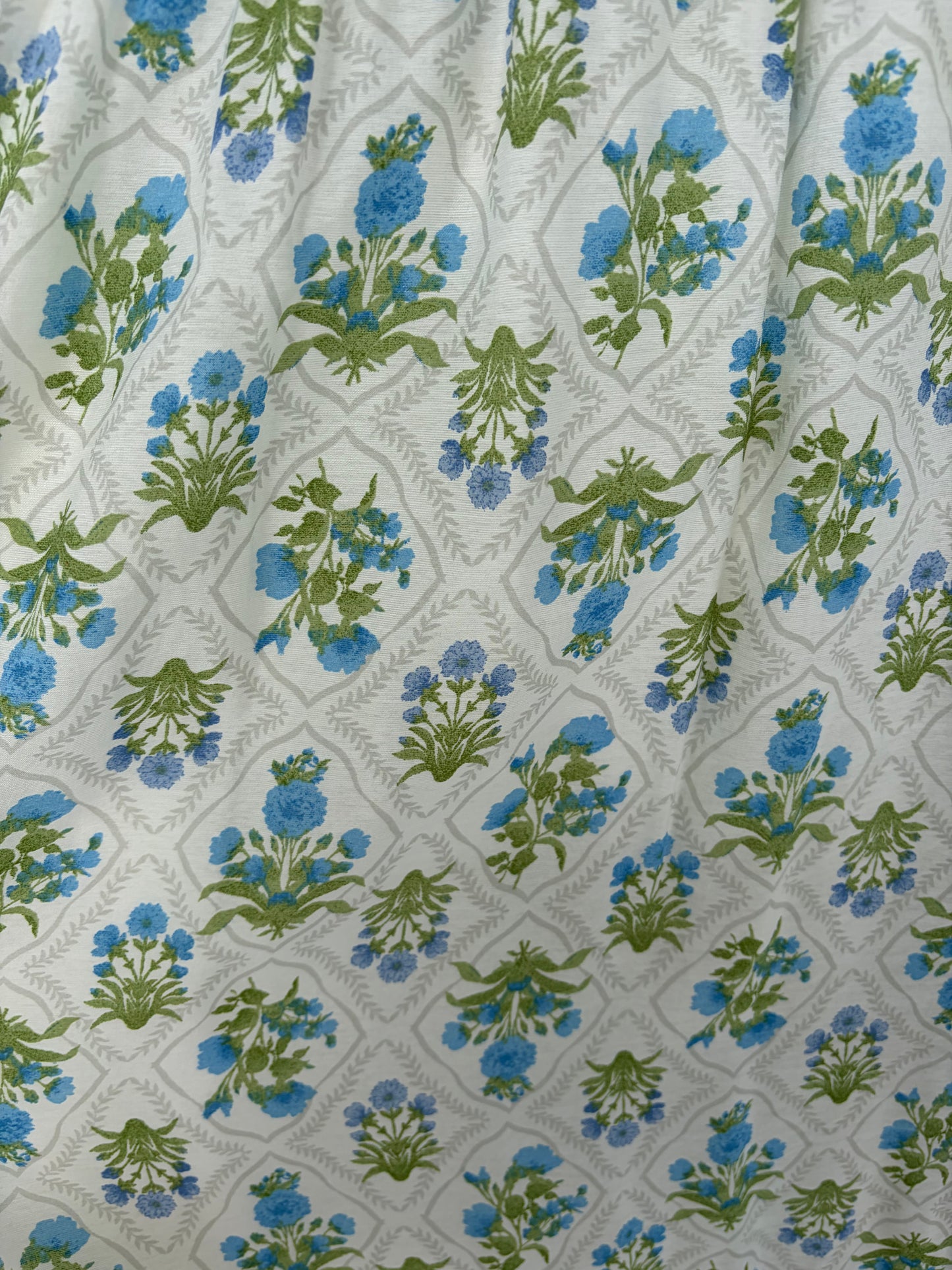 Floral Tile Pattern Midi