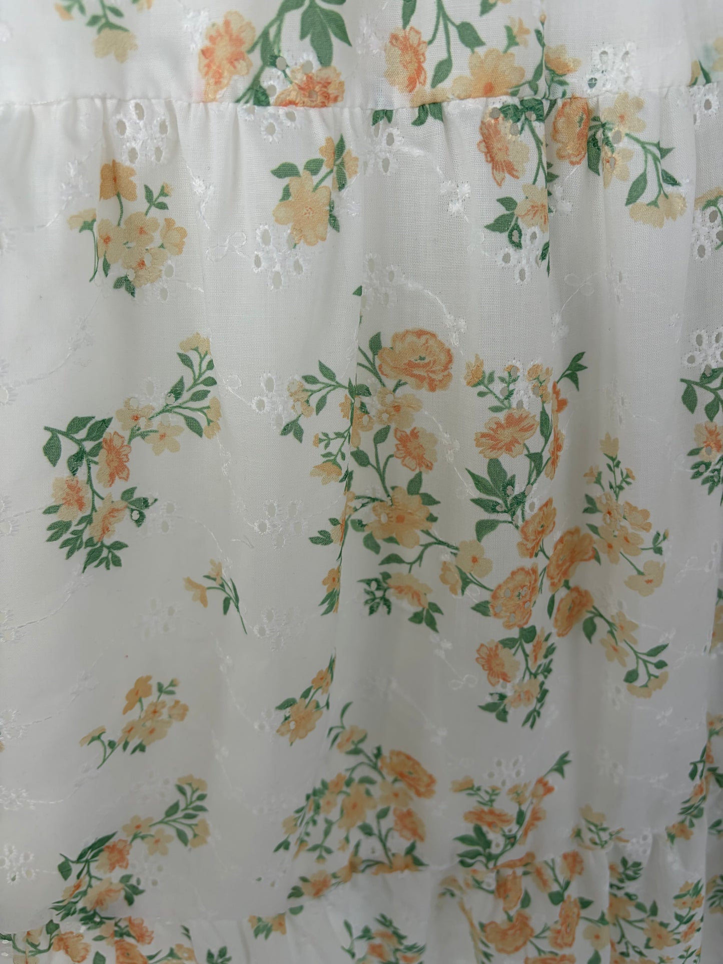 Eyelet Floral Maxi