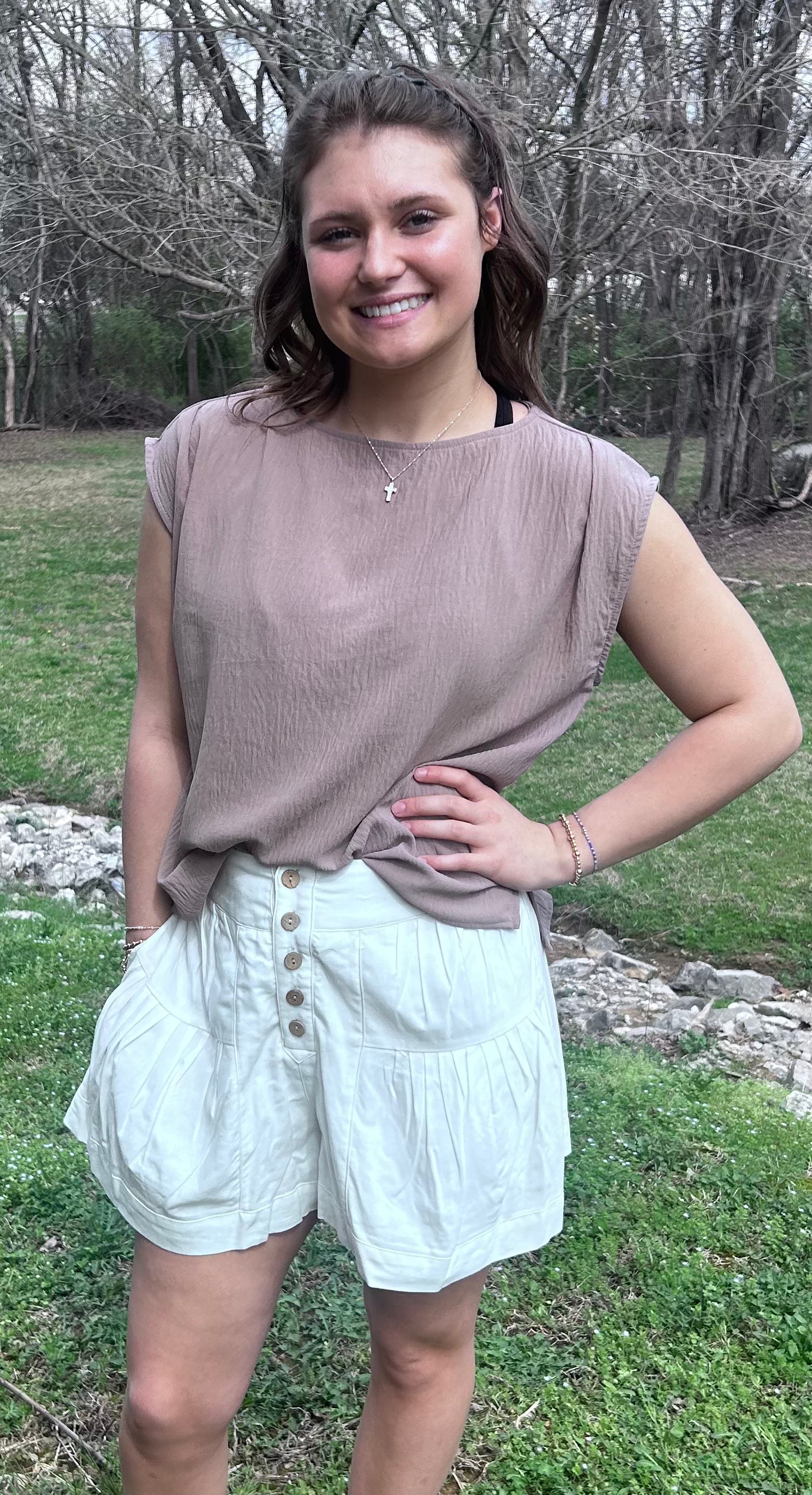Flowy Linen Shorts