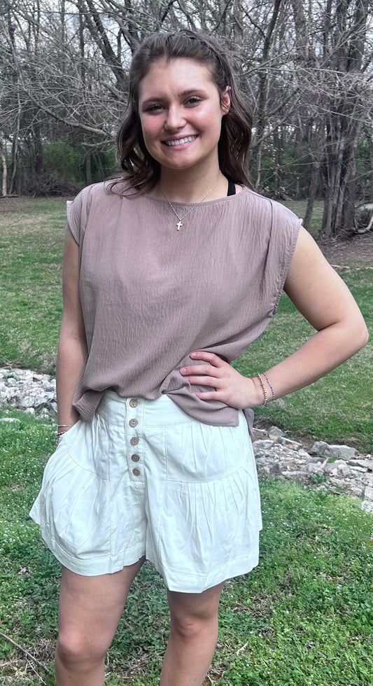 Flowy Linen Shorts