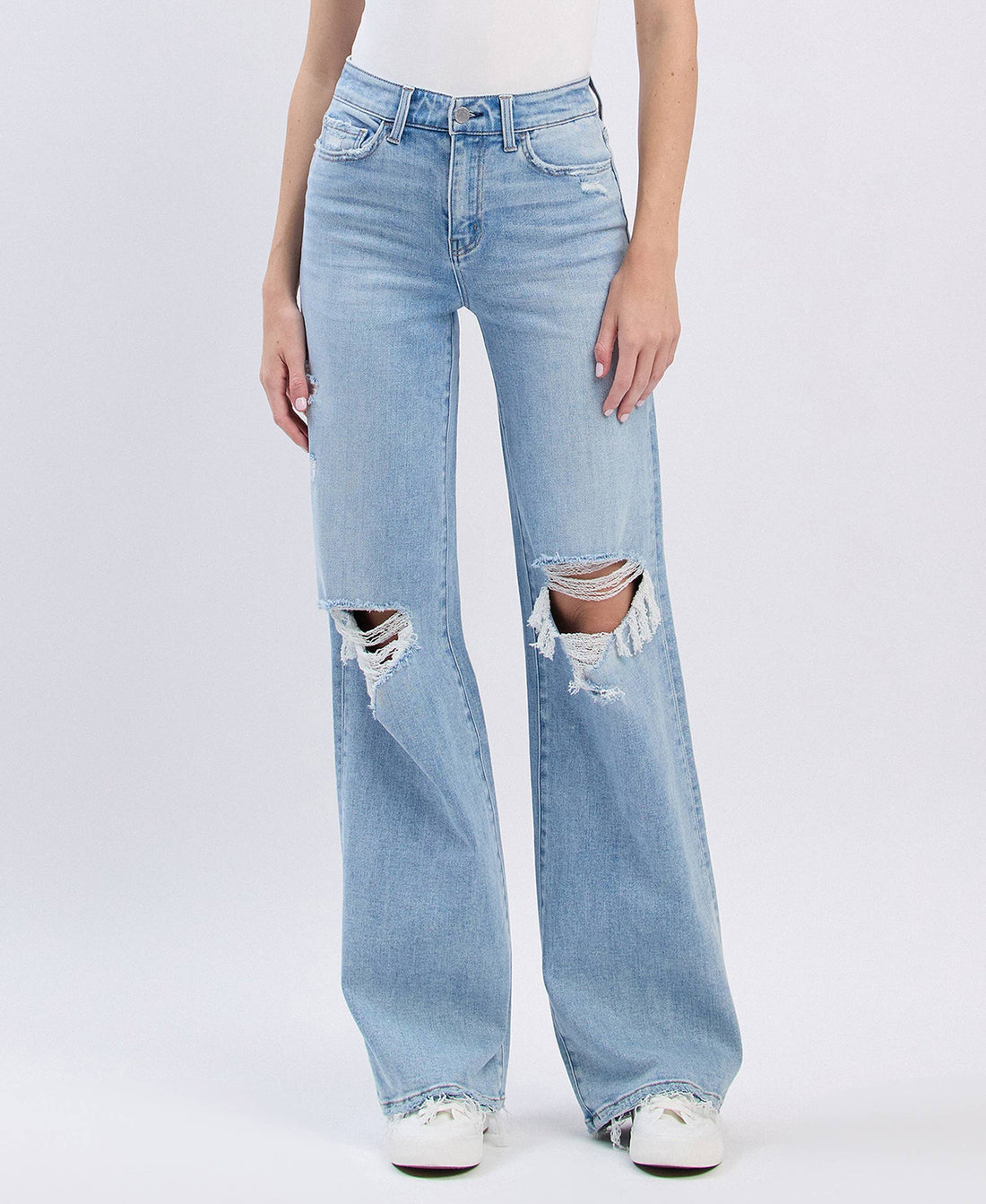 High Rise Wide Leg Jeans