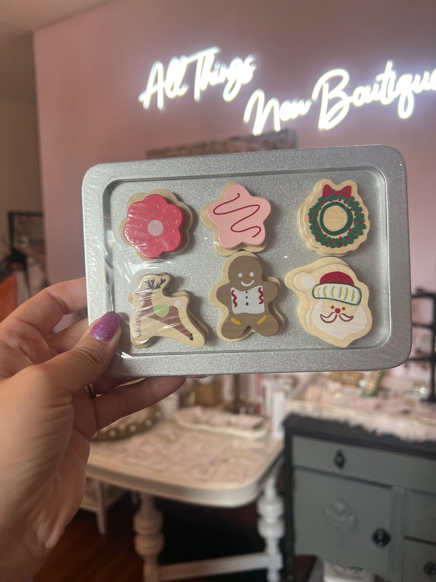 Christmas Cookie Wood Set