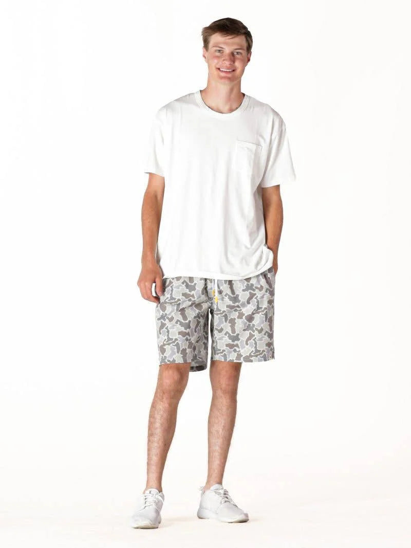 Gray Camo Shorts