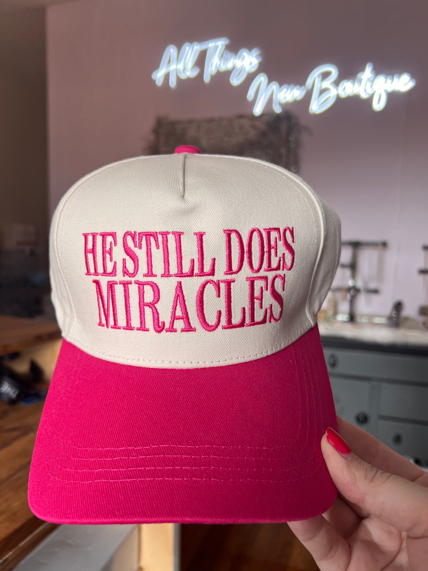 Trucker Hat — “He still does miracles”