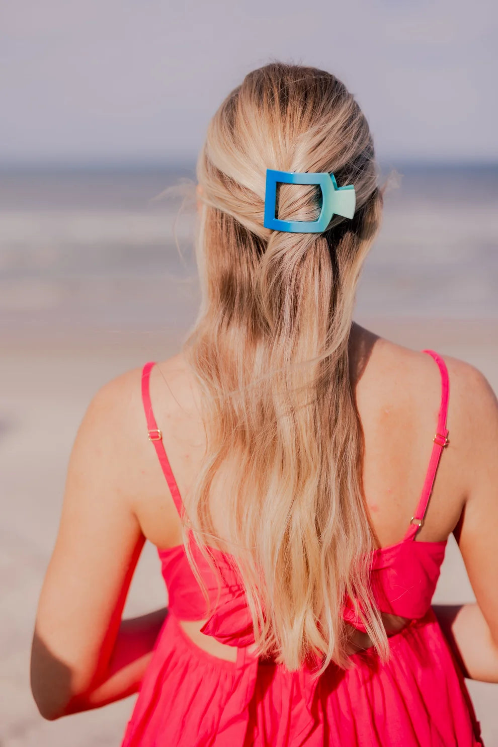 Pool Side Flat Square Hair Clip