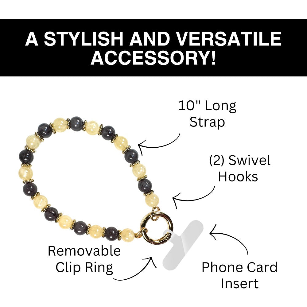 Clip & Go Beaded Wristlet