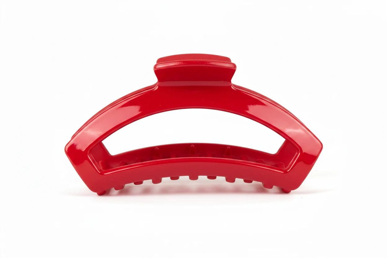 Open Rudolph Red Hair Clip