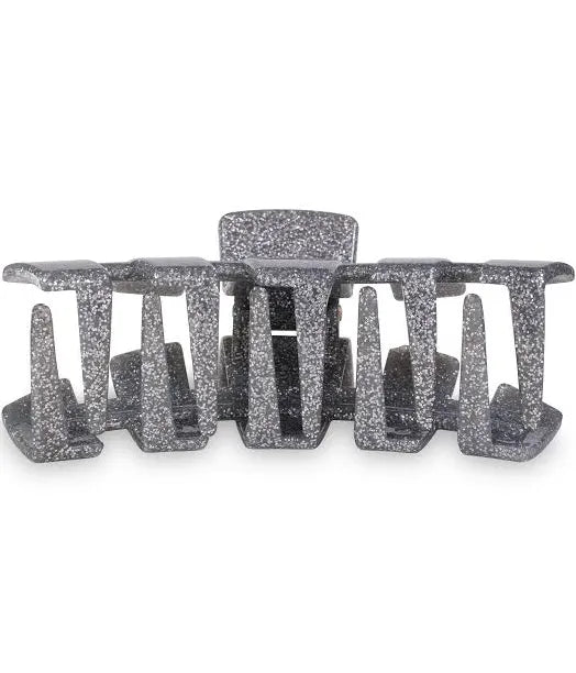 Classic Silver Glitter Hair Clip