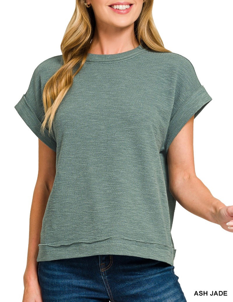 Washed Slub SS Tee Set
