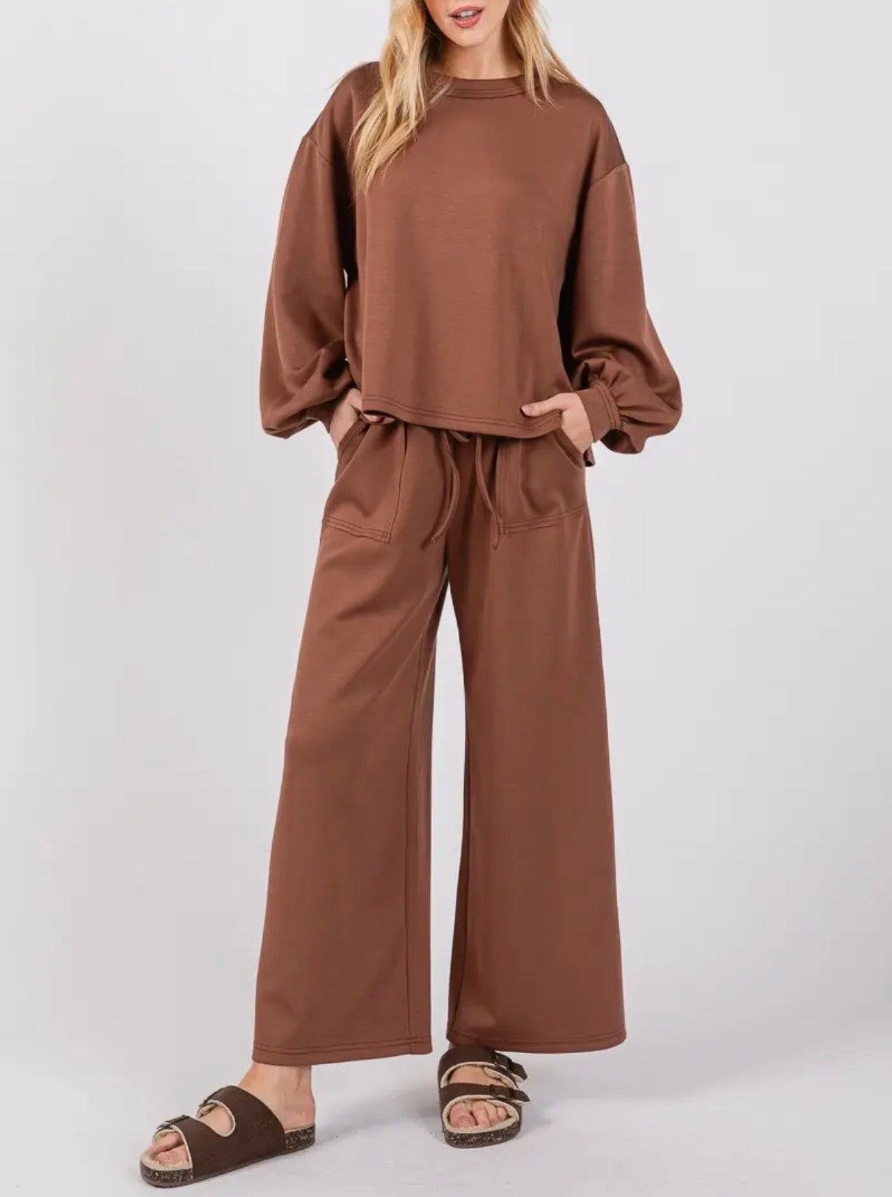 Scuba Top & Pant Set
