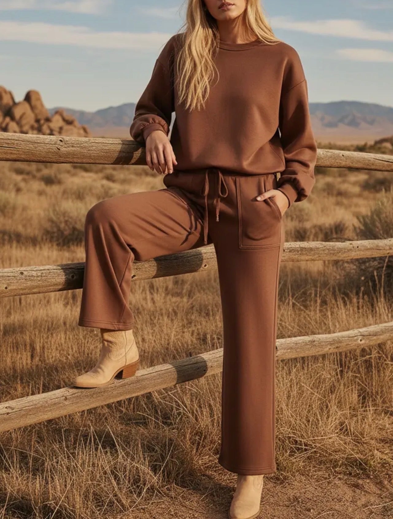 Scuba Top & Pant Set