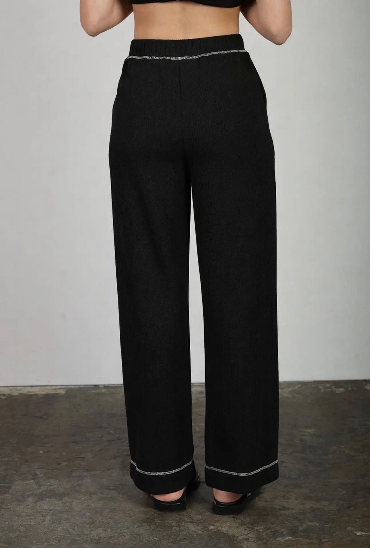 Ribbed Button Detail Lounge Set