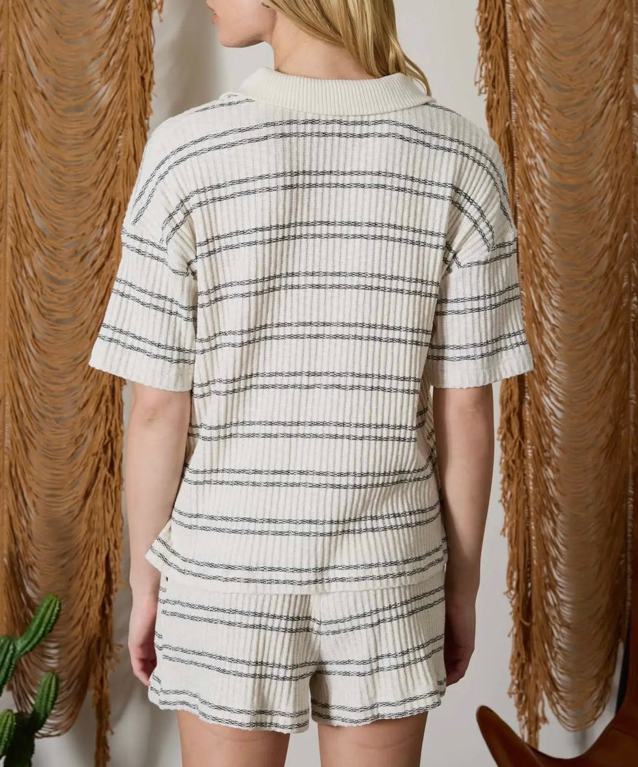 Marled Stripe Set