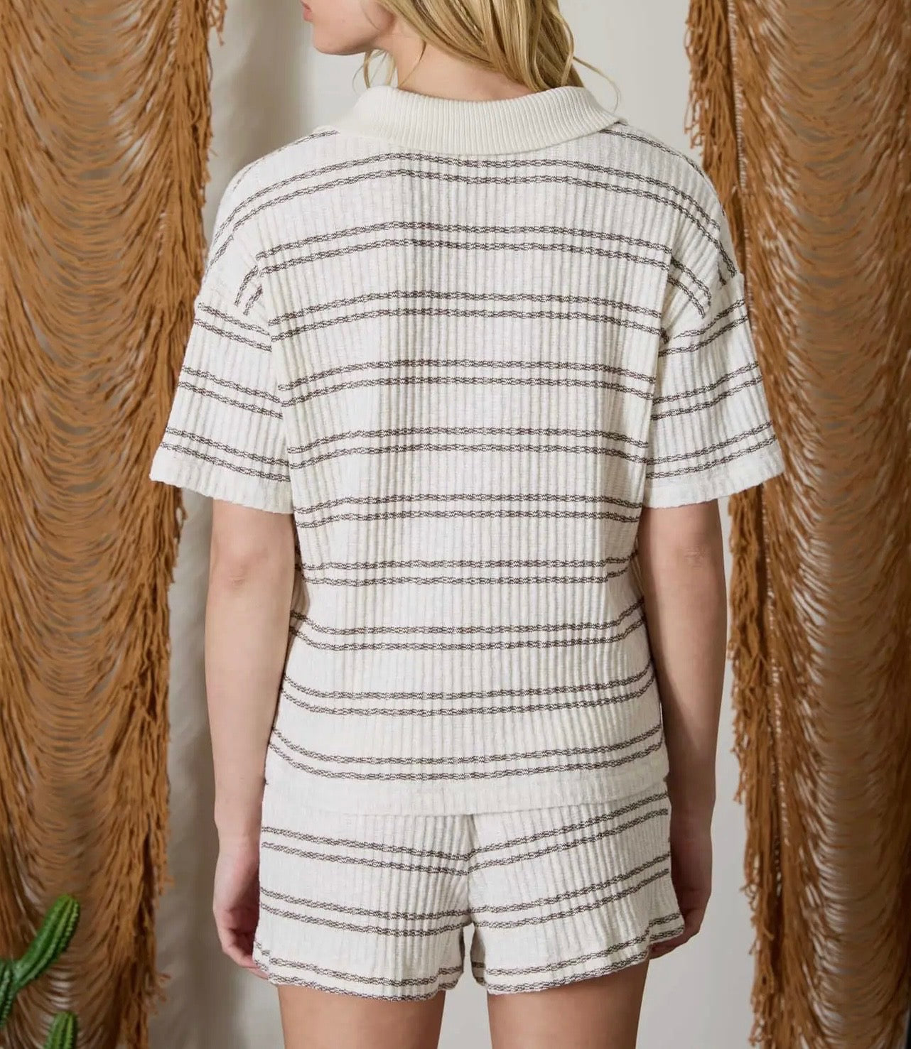 Marled Stripe Set