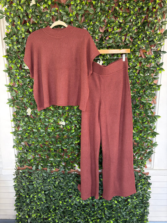 Boxy Sweater Pant Set
