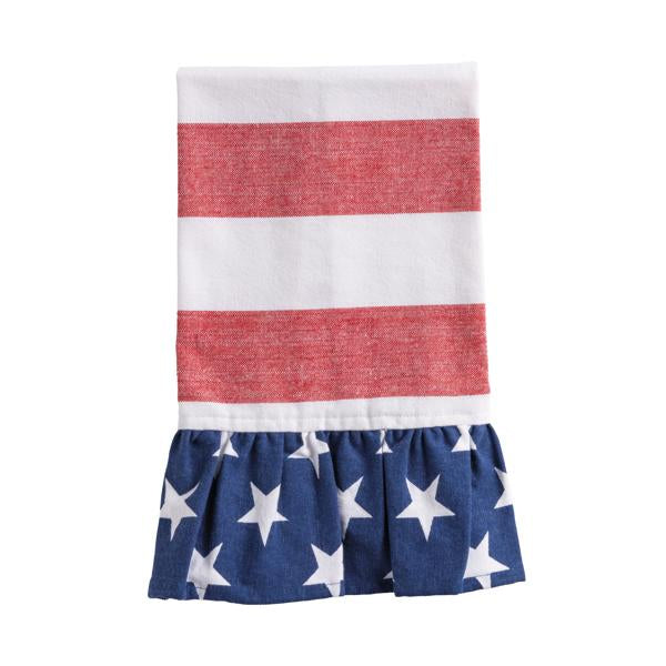 Red Stripe Americana Towel