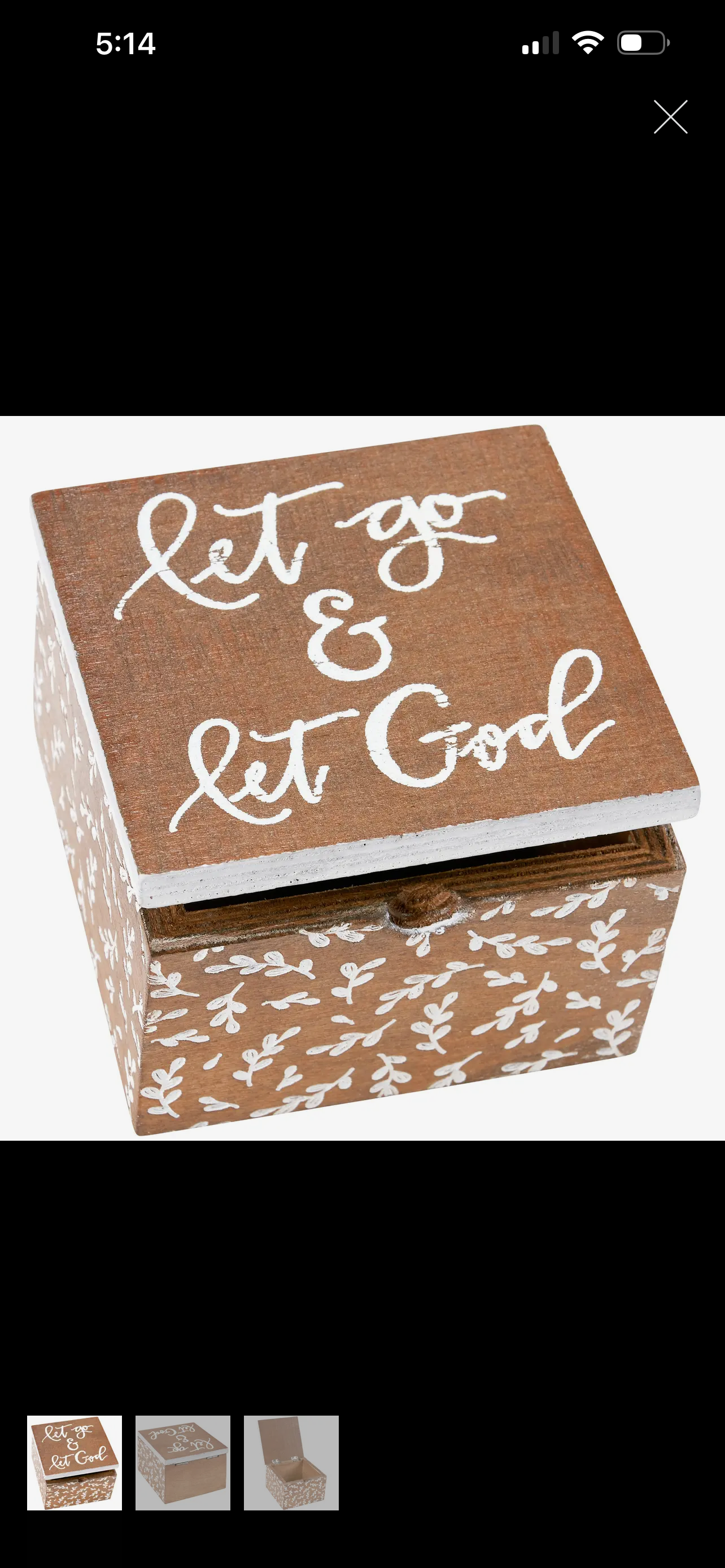 Hinged Box - Let God