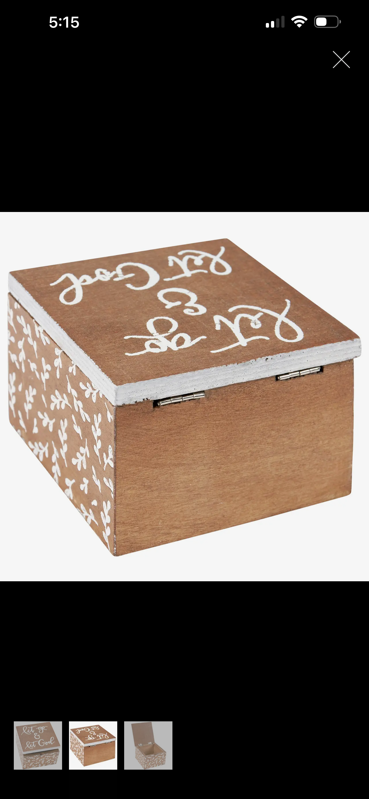 Hinged Box - Let God