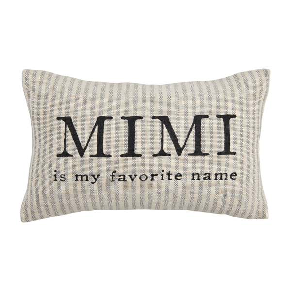 Striped Name Pillows