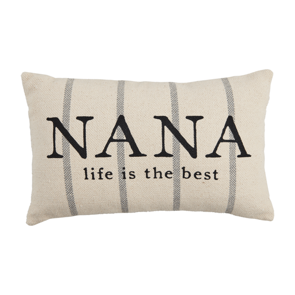 Striped Name Pillows