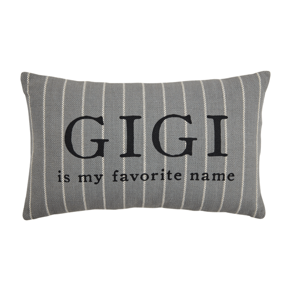 Striped Name Pillows