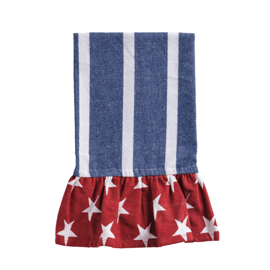 Blue Stripe Americana Towel